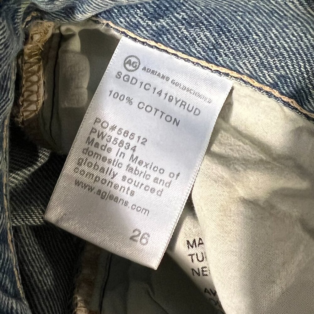AG Adriano Goldschmied "The Clove" Vintage Straight Jeans | Size 26 | High Rise - Picture 9 of 15